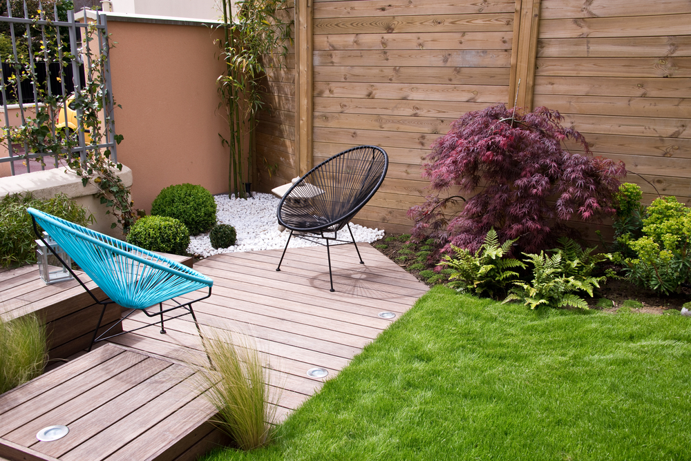 Petit jardin aménagé